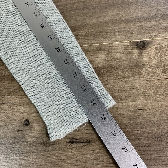 Adrian Delafield Women Knit Sweater Medium Gray Beaded Crochet Embellished - Picture 5 of 9